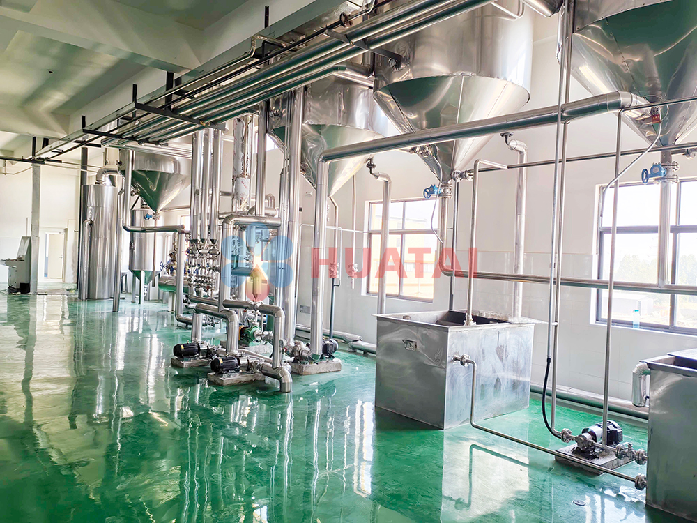 華泰智能裝備集團承建山東濟寧10TPD大豆壓榨油一級精煉項目正式投產