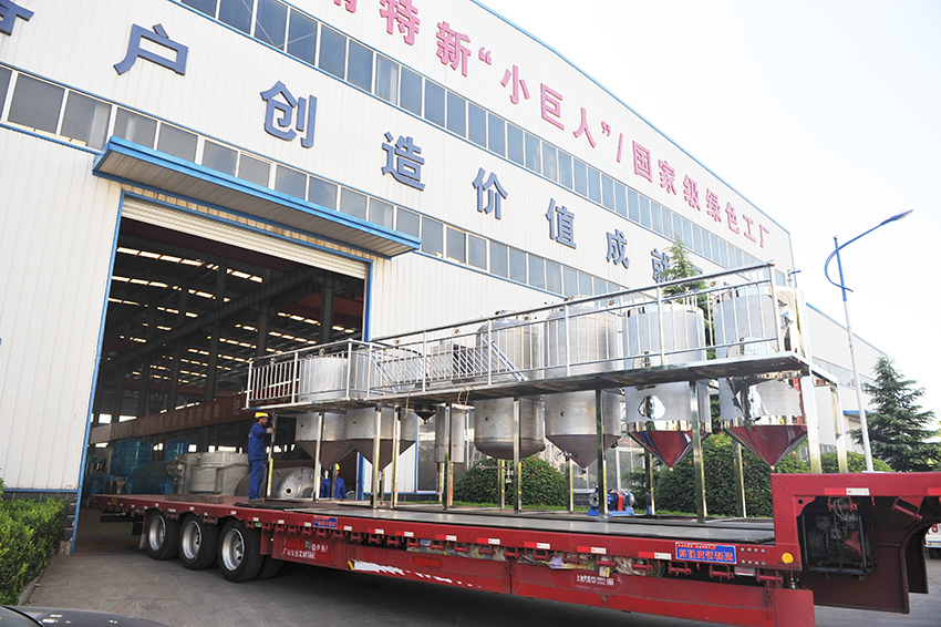 華泰集團(tuán)設(shè)計(jì)制造的5T茶籽油榨油、1T精煉、1T脫蠟項(xiàng)目發(fā)往浙江