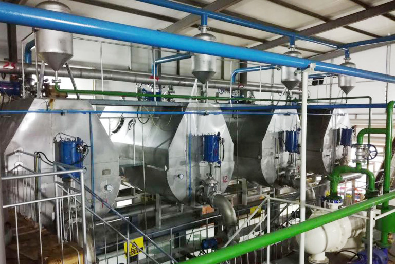 動物油臥式熬煉生產(chǎn)線